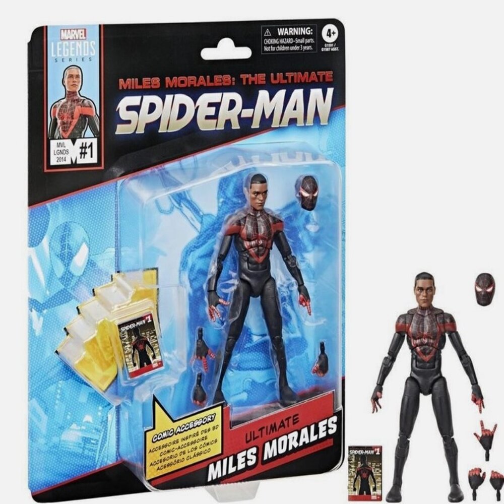 New Sealed Marvel Legends Series Ultimate Miles Morales Spider-Man Action Figure